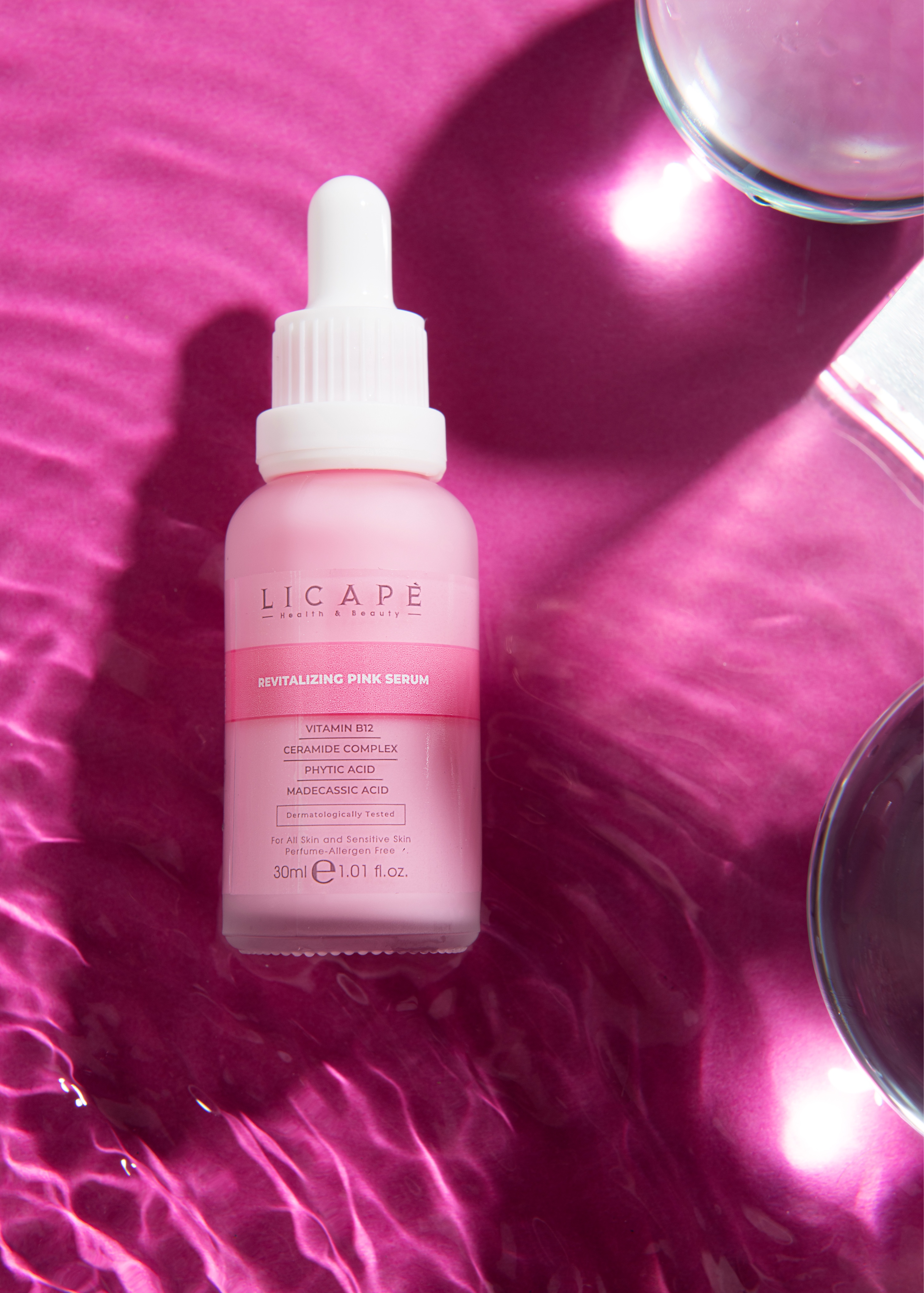 Licape Revitalizing Pink Serum - Vitamin B12